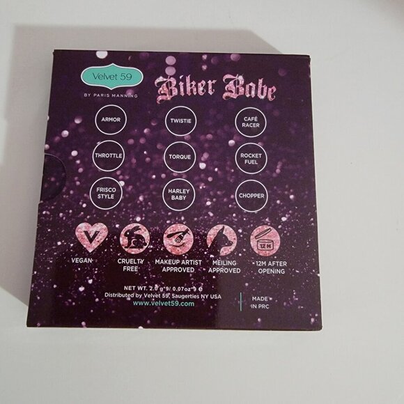 Paris Manning Velvet 59 Biker Babe Eyeshadow Contour Palette Perfect Gift - Picture 7 of 11